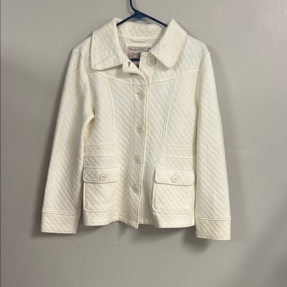 Women's White Quilted Jacket - Picture 1 of 4